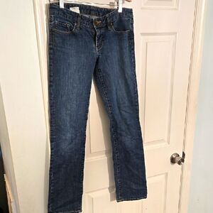 X2 Blue Straight Leg Jeans with Classic Denim and Standard Waistband